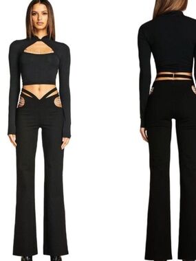 IAMGIA Inez High-Waist Flare Pants